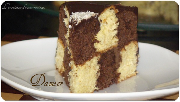 Gâteau Damier