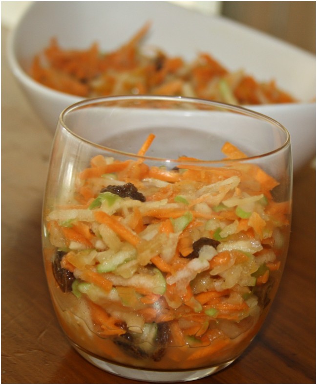 Salade de carottes orange